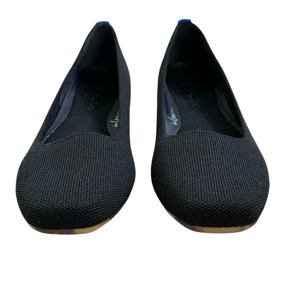 Rothy’s 8.5 Black The Max Square Flats - Picture 4 of 11